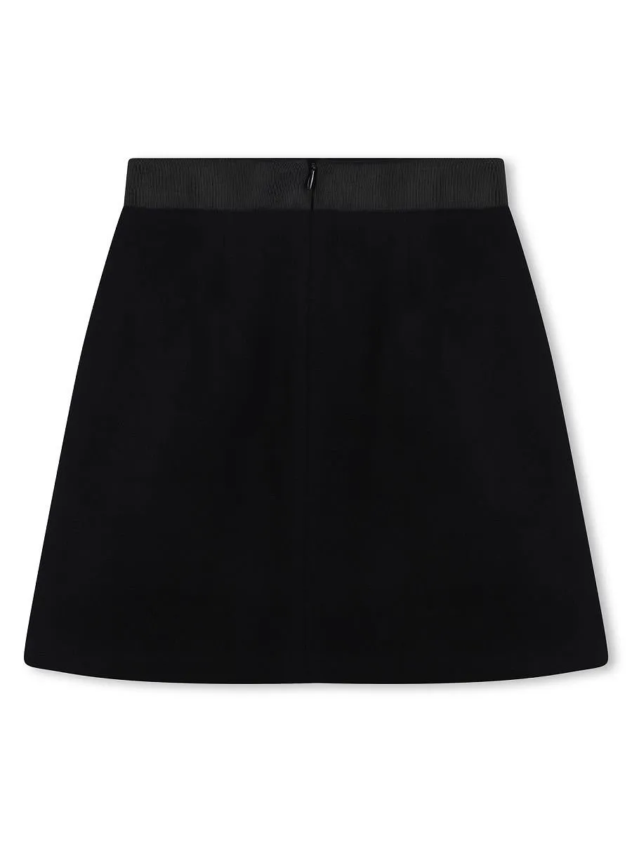 Karl Lagerfeld Kids Logo Waistband Skirt