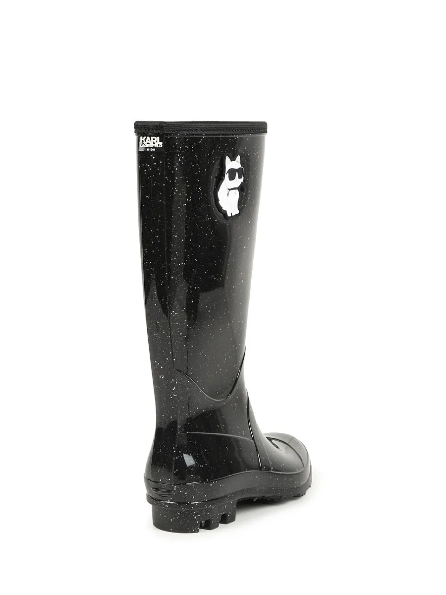 Karl Lagerfeld Kids Stylish Rain Boots
