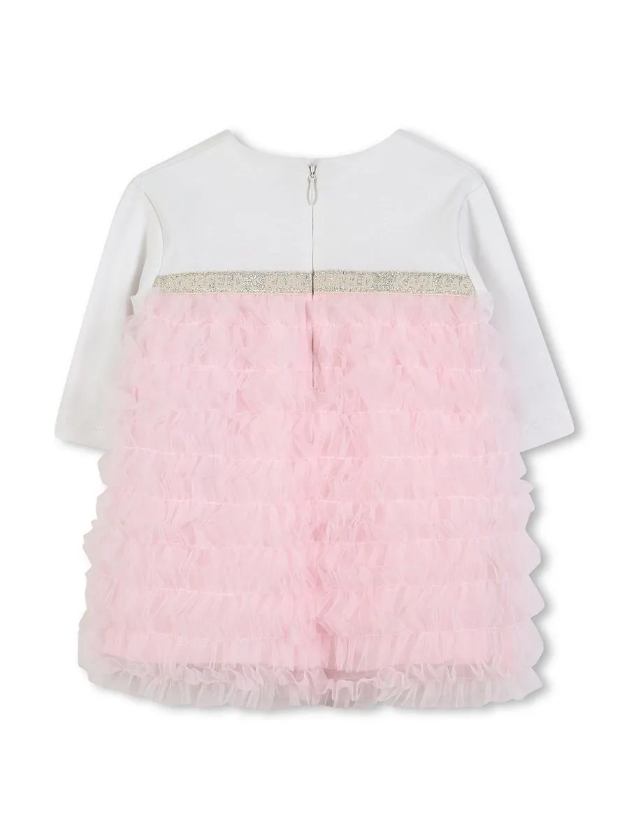 Karl Lagerfeld Kids Ruffled Tulle Dress