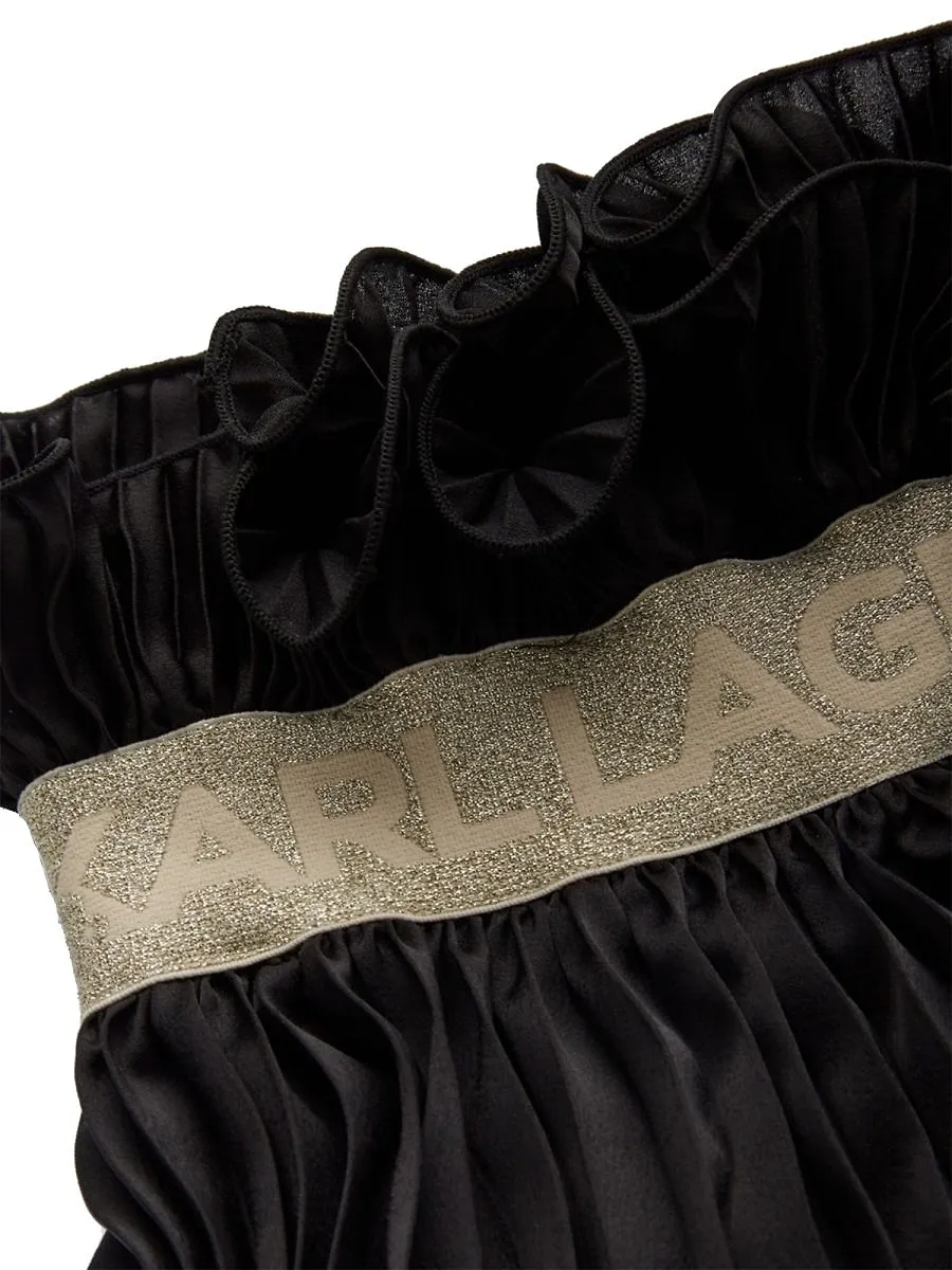 Karl Lagerfeld Kids Ruffled Pleated Skirt