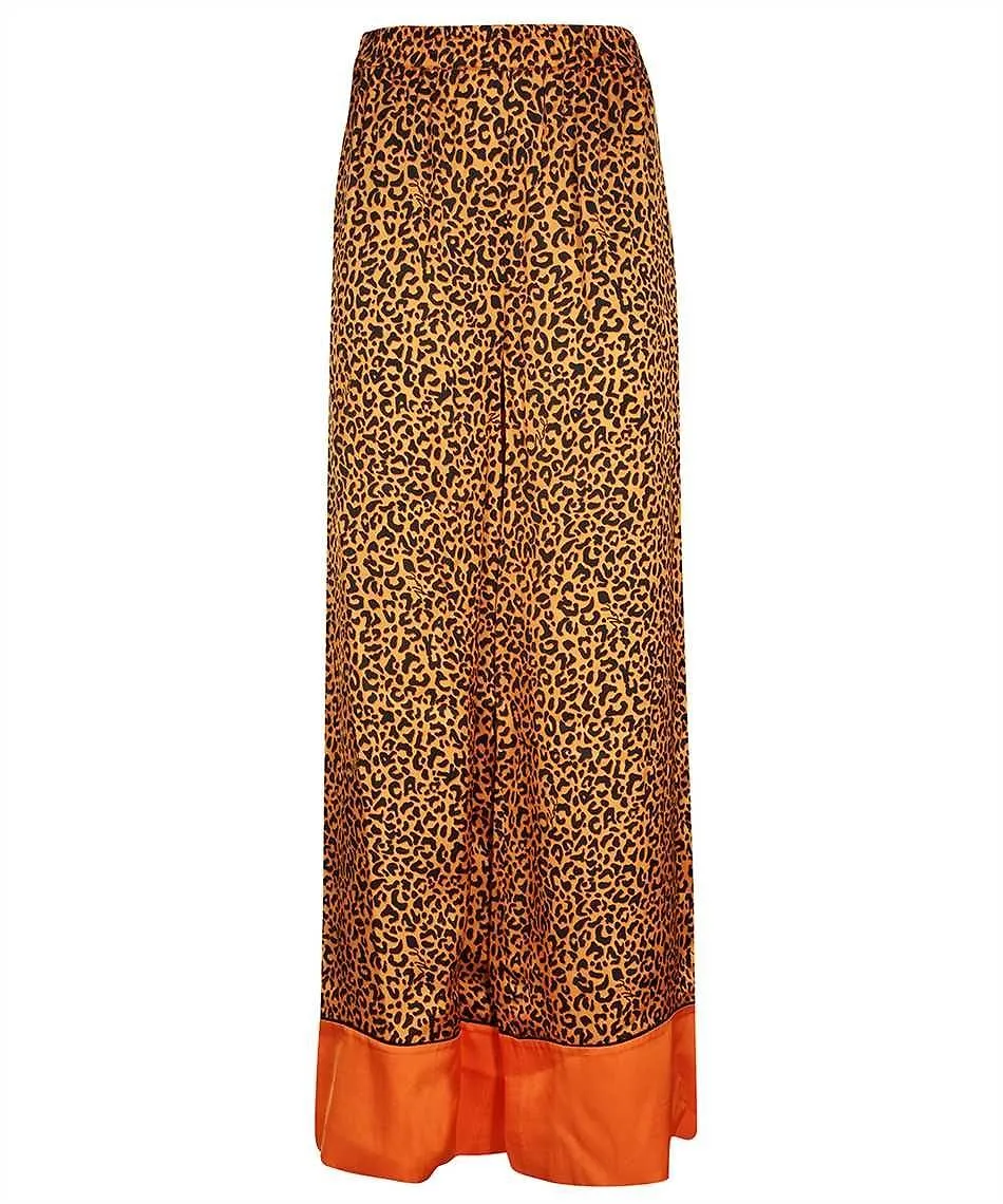 Karl Lagerfeld Kl Leopard-Printed High Waist Trousers