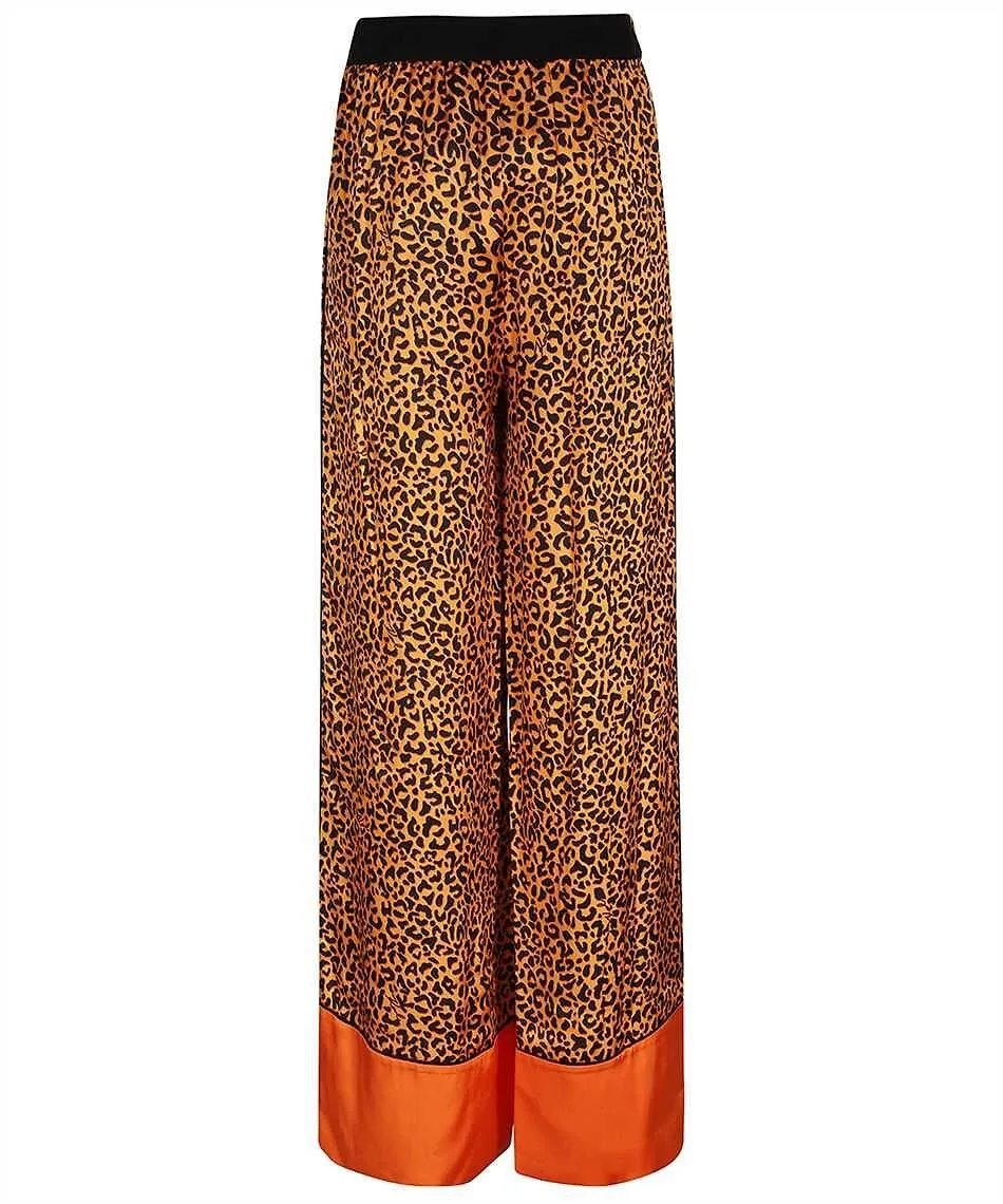 Karl Lagerfeld Kl Leopard-Printed High Waist Trousers