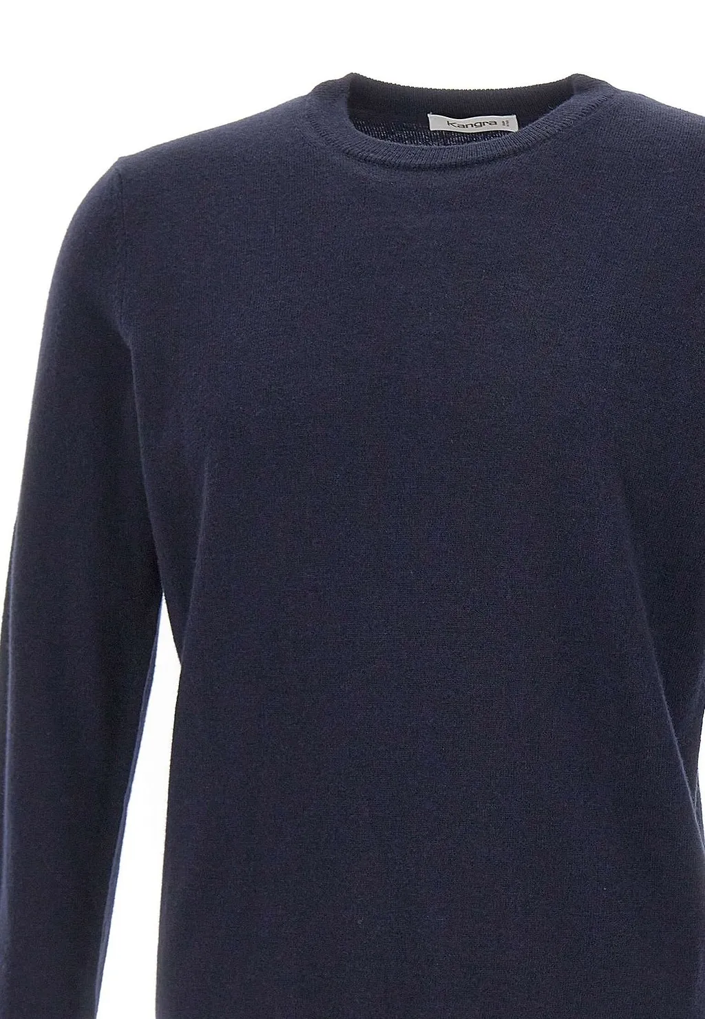 Kangra Ribbed Crew Neck Knitted Sweater