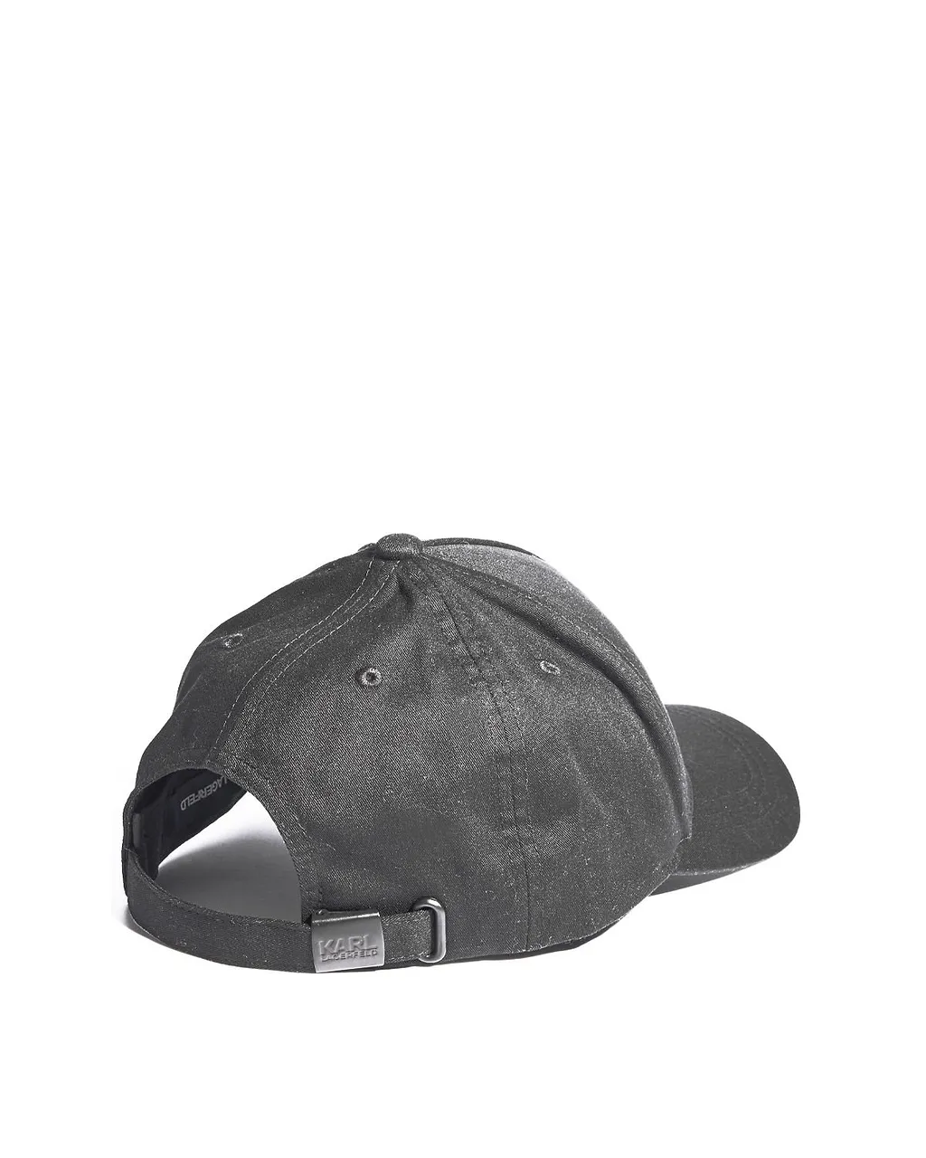 Karl Lagerfeld Logo Printed Curved Peak Cap