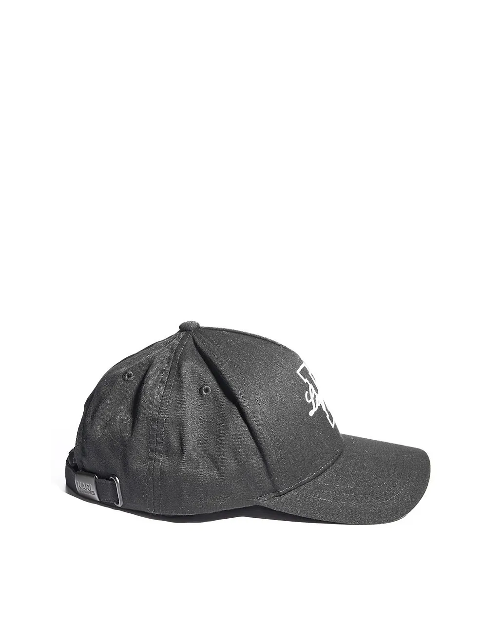 Karl Lagerfeld Logo Printed Curved Peak Cap