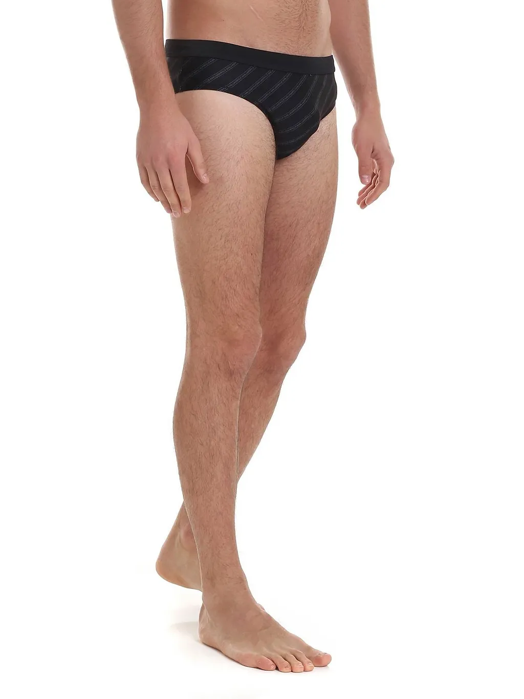 Karl Lagerfeld Logo Stripe Briefs