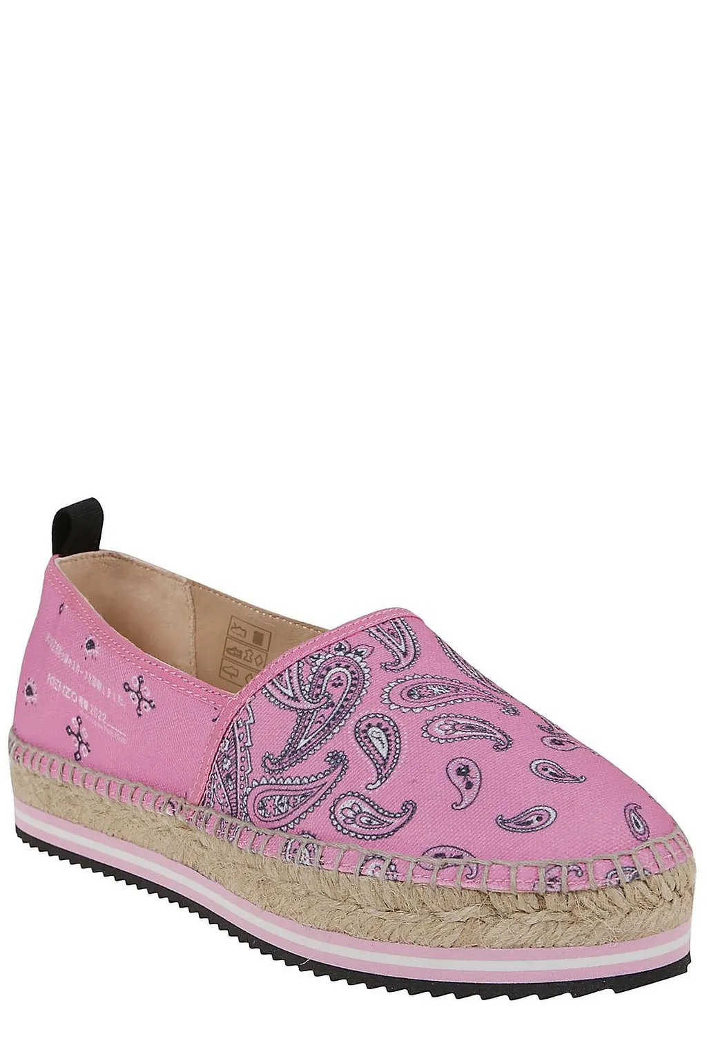 Kenzo Bandana Printed Platform Espadrilles