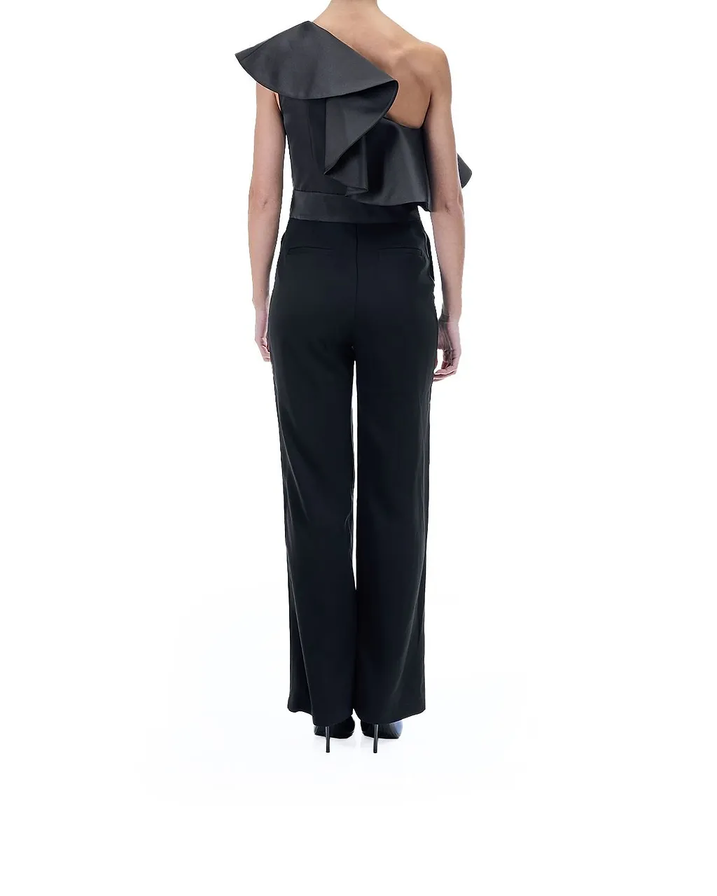 Karl Lagerfeld One-Shoulder Jumpsuit