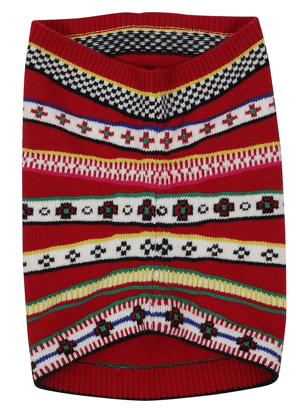Kenzo Fair Isle Intarsia Knitted Snood