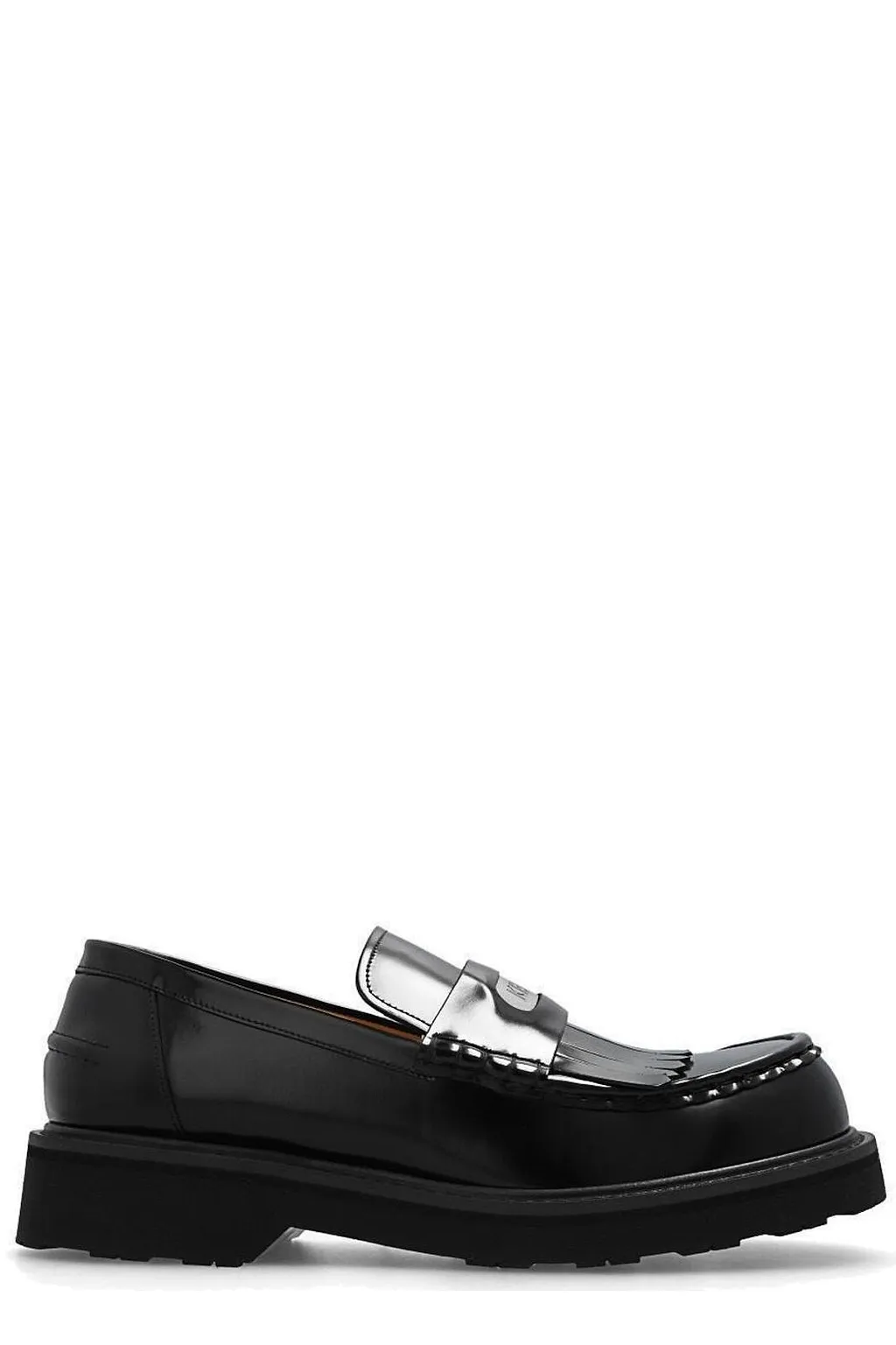 Kenzo Kenzosmile Logo-Plaque Fringed Loafers