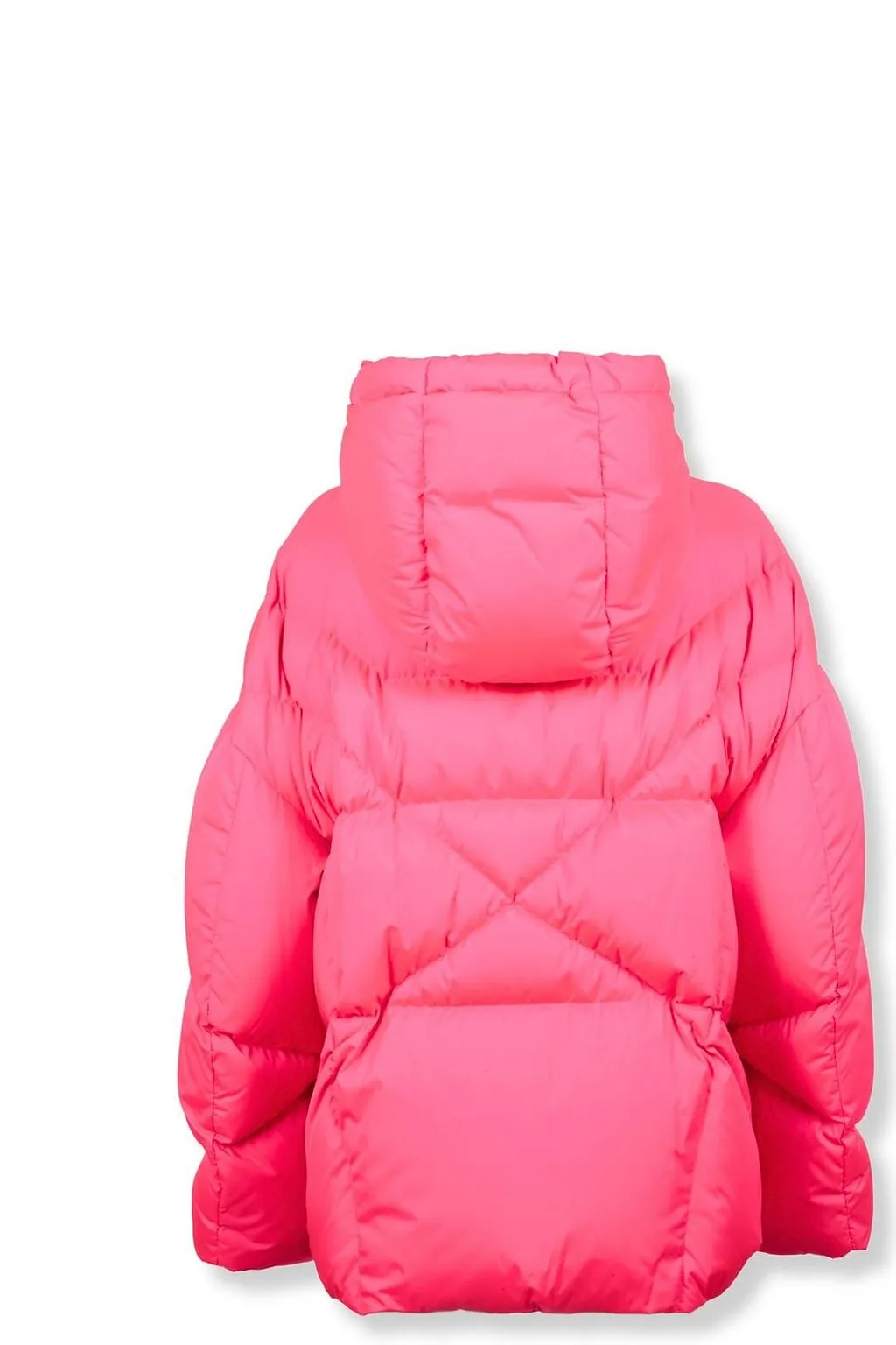Khrisjoy Hooded Zip-Up Quilted Jacket