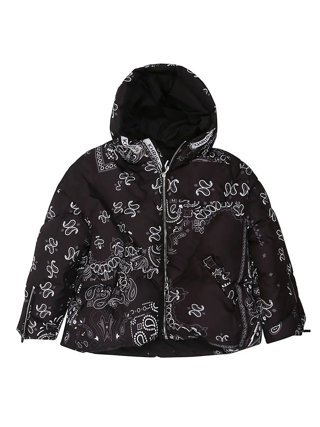 Bandana Printed Hooded Jacket