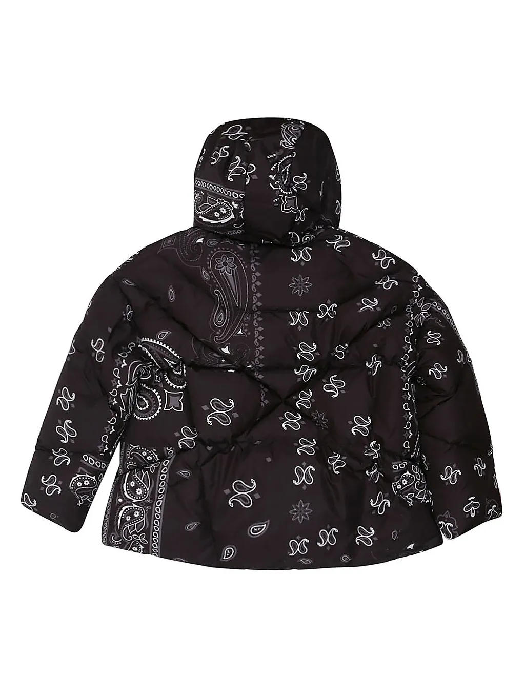 Bandana Printed Hooded Jacket