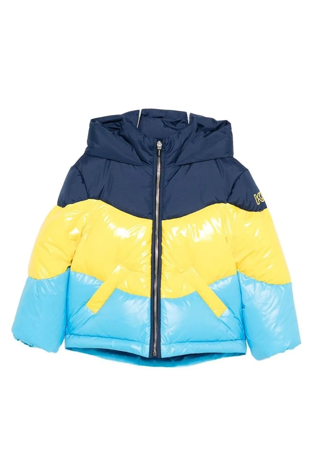 Khrisjoy Kids Khris Multistripes Puffer Jacket