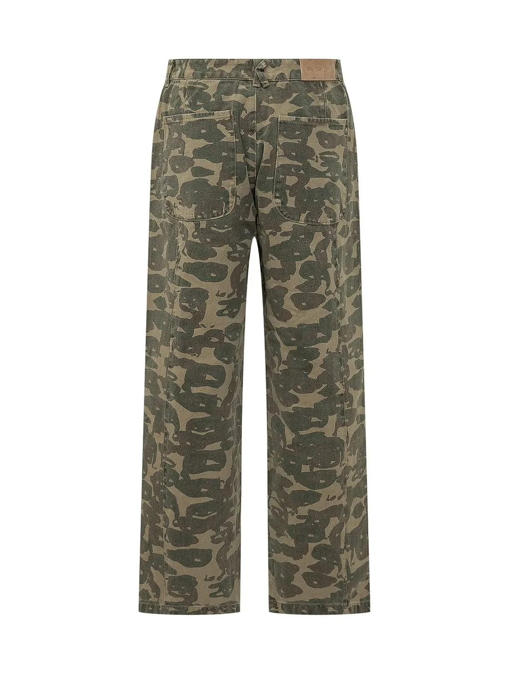 Kidsuper Face Camo Straight-Leg Jeans