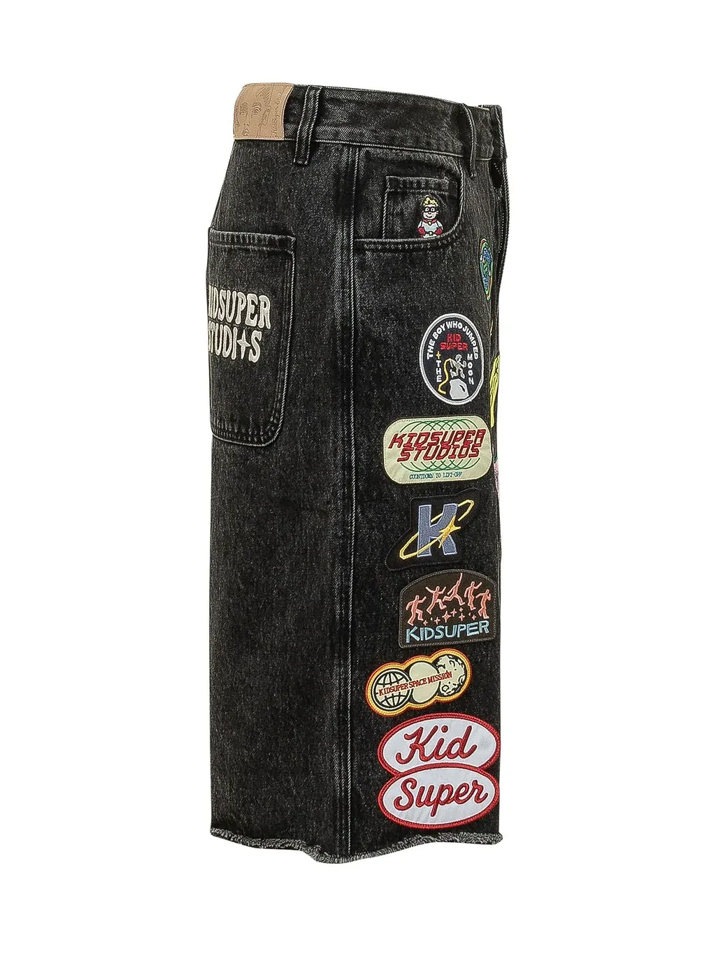 Kidsuper Patchwork Denim Shorts