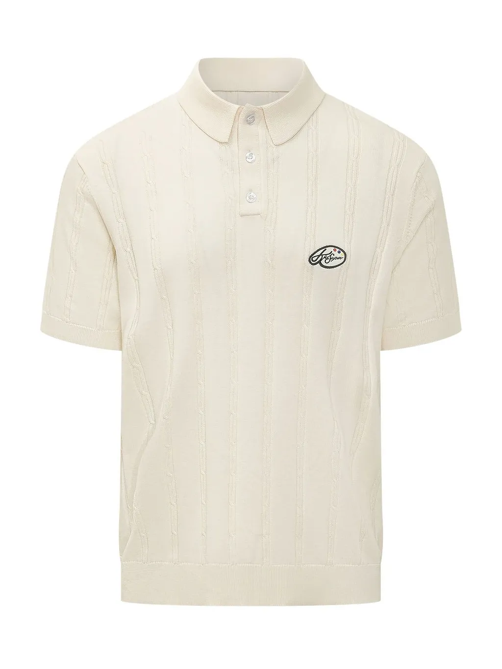 Painters Logo Knit Polo Shirt