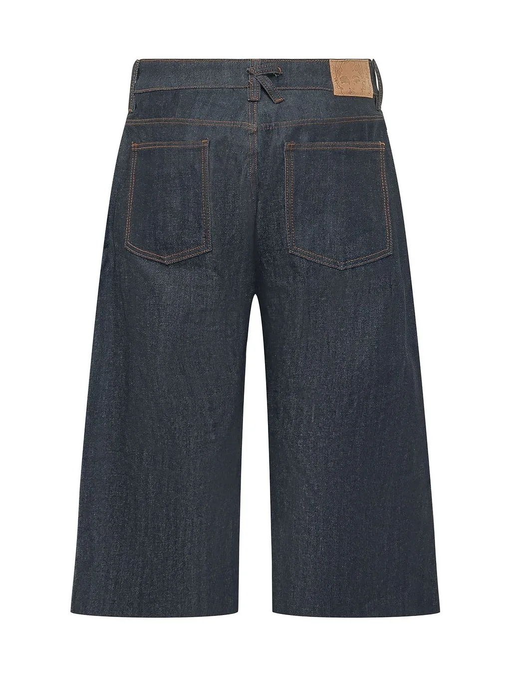 Kidsuper Studded Face Wide-Leg Shorts
