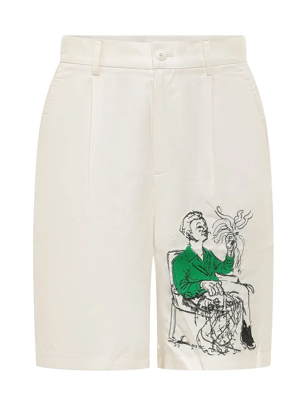 Tecnacolor Print Bermuda Shorts