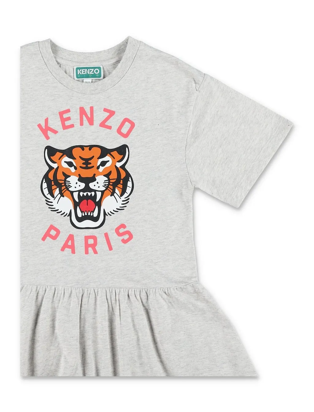 Kenzo Kids Graphic Printed Gathered Dress