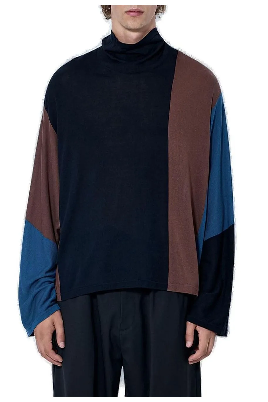 Kiko Kostadinov Panelled Turtleneck Jumper