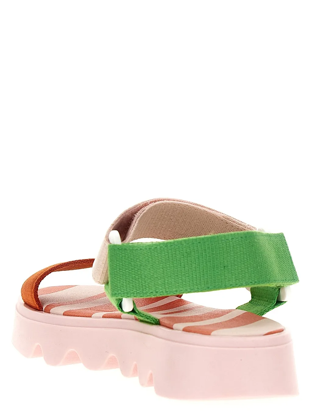 Kenzo Kids Logo-Band Colour-Block Touch Strap Sandals
