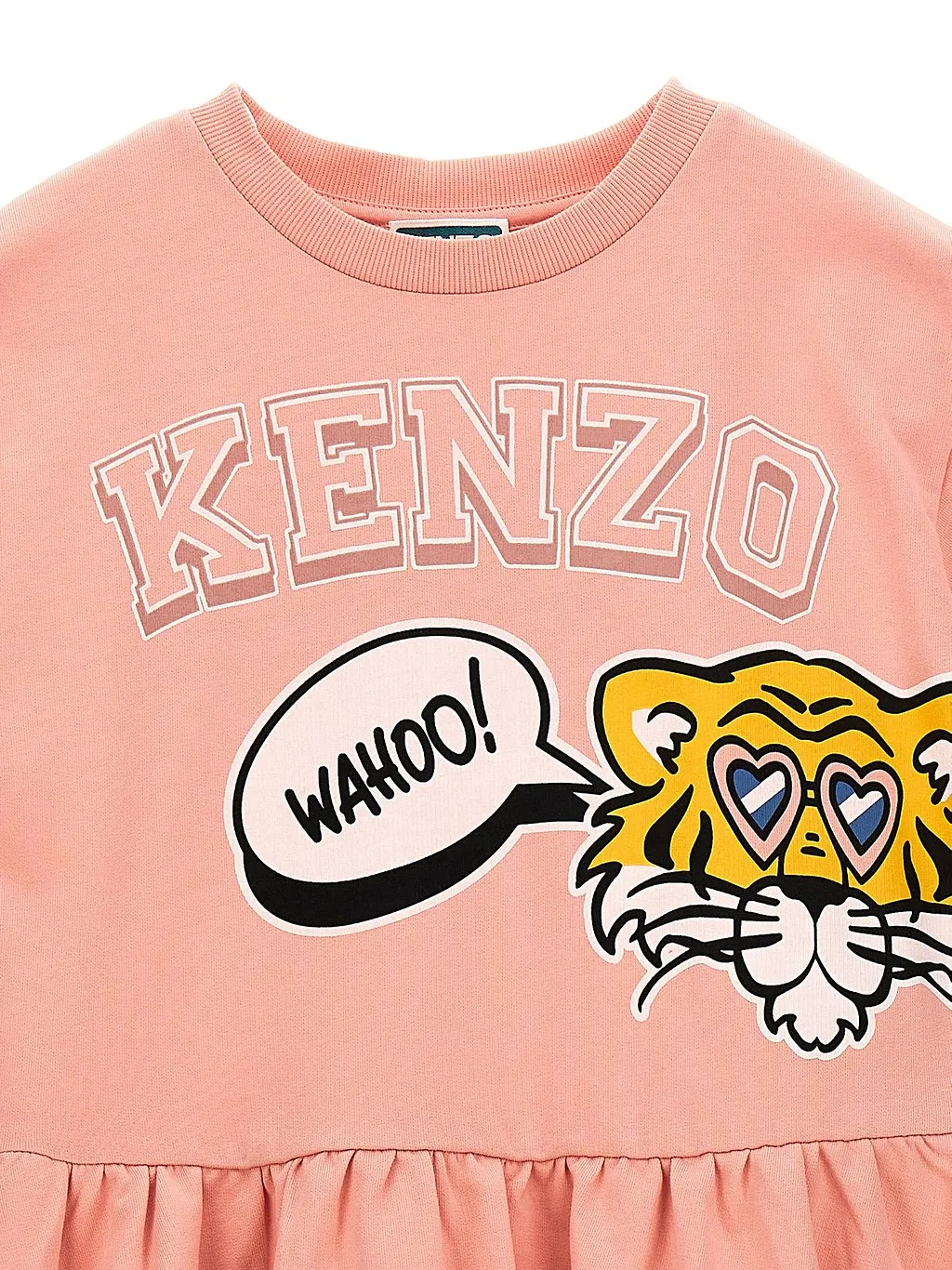 Kenzo Kids Kenzo Club Printed Pleated Mini Dress