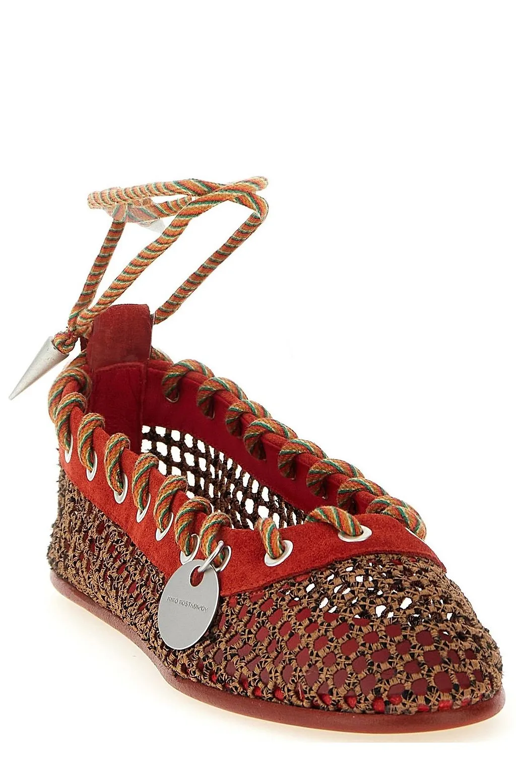 Kiko Kostadinov Reticella Mesh Ballet Flats