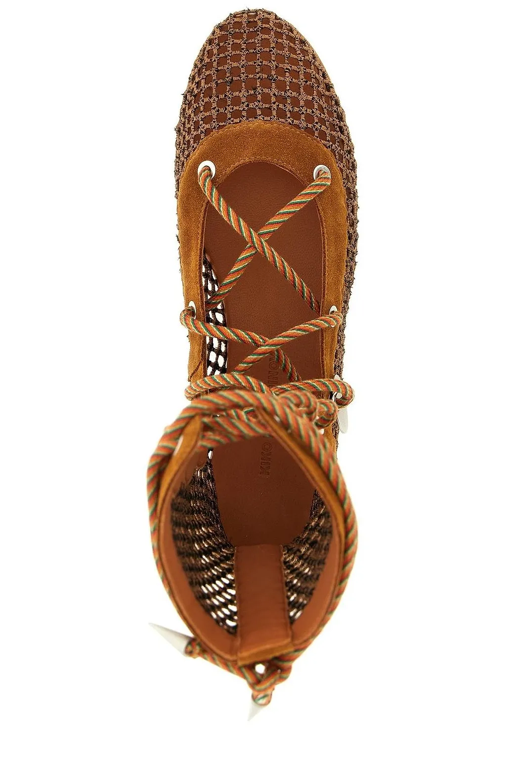 Kiko Kostadinov Reticella Mesh Lace-Up Boots