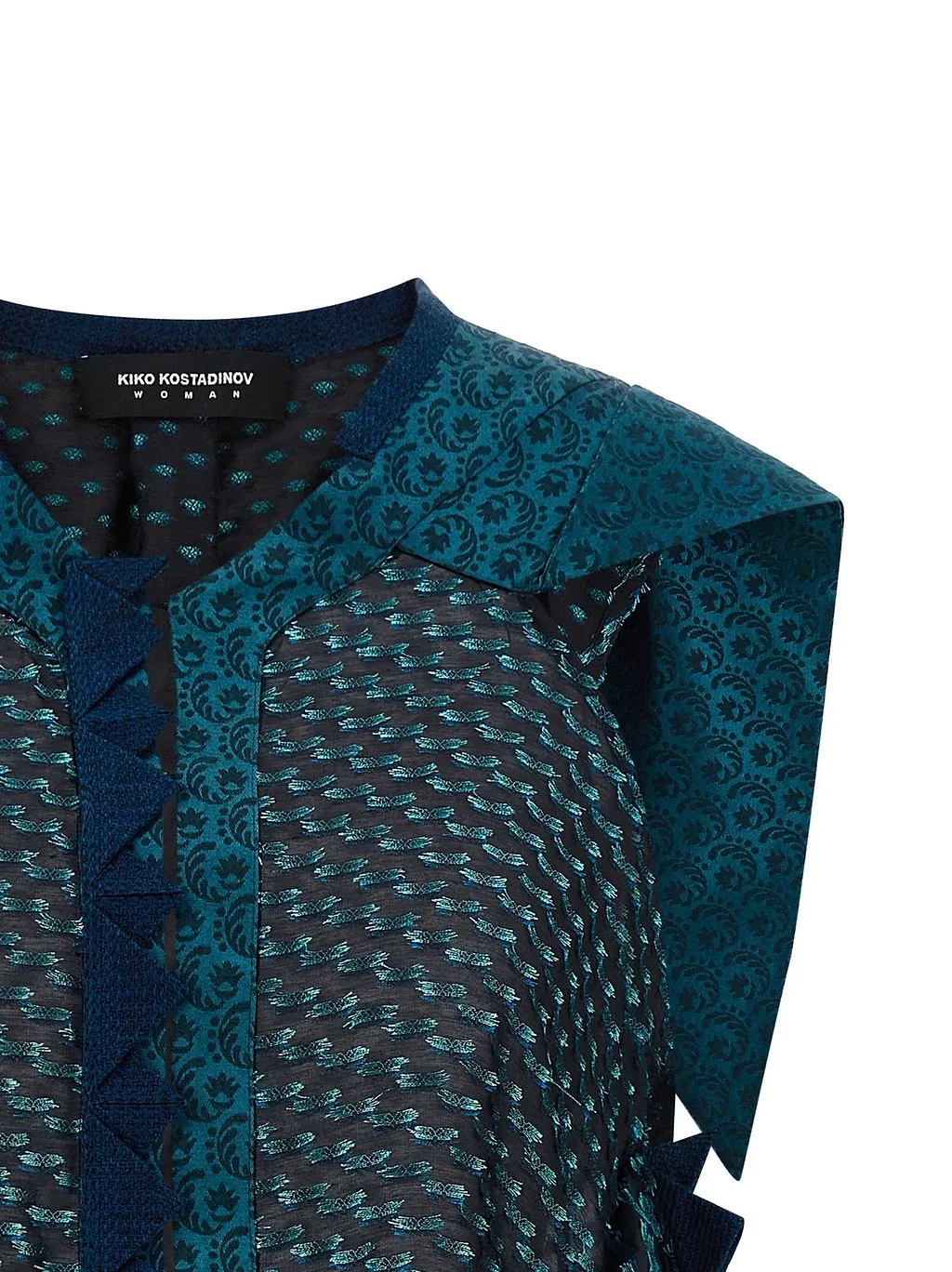 Weathervane Draped Patchwork Top