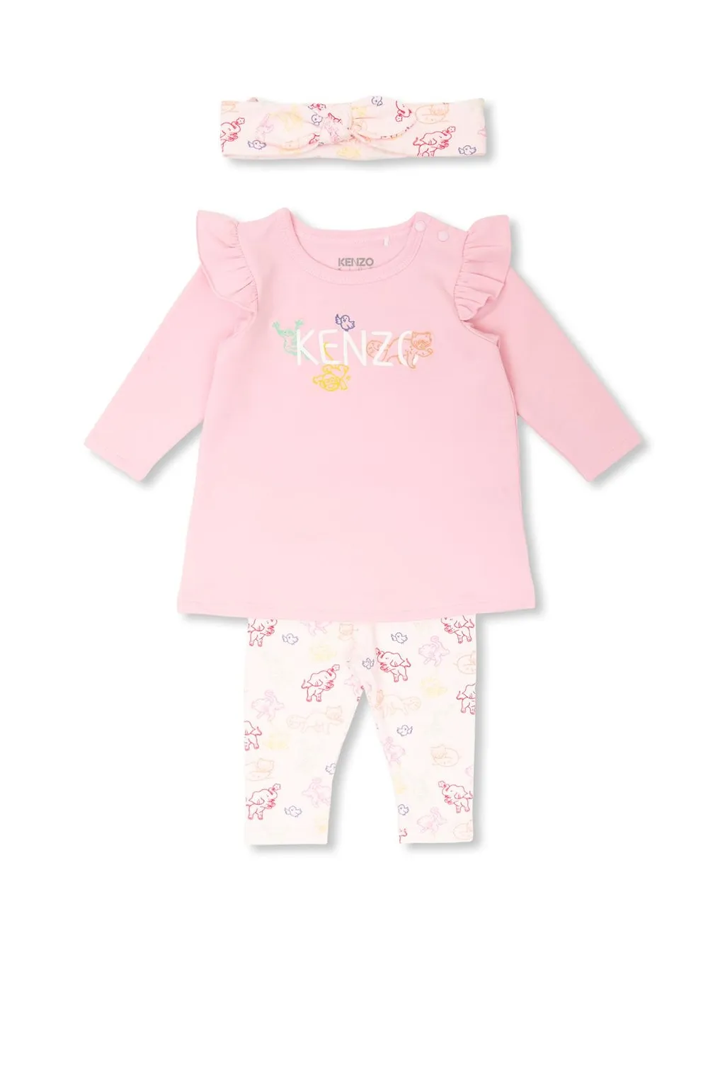 Logo Embroidered Three-Piece Set