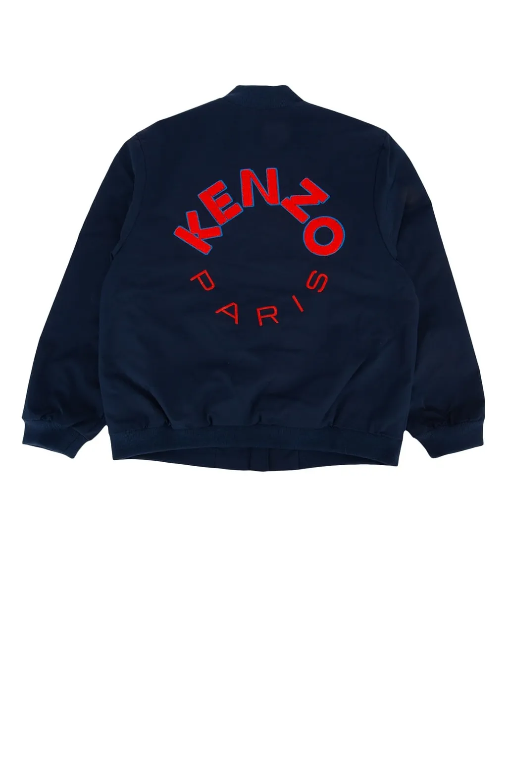 Kenzo Kids Logo-Embroidered Zipped Bomber Jacket