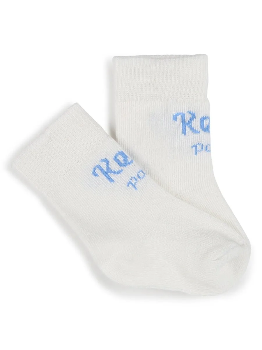 Kenzo Kids Logo Intarsia Pack Of Two Socks