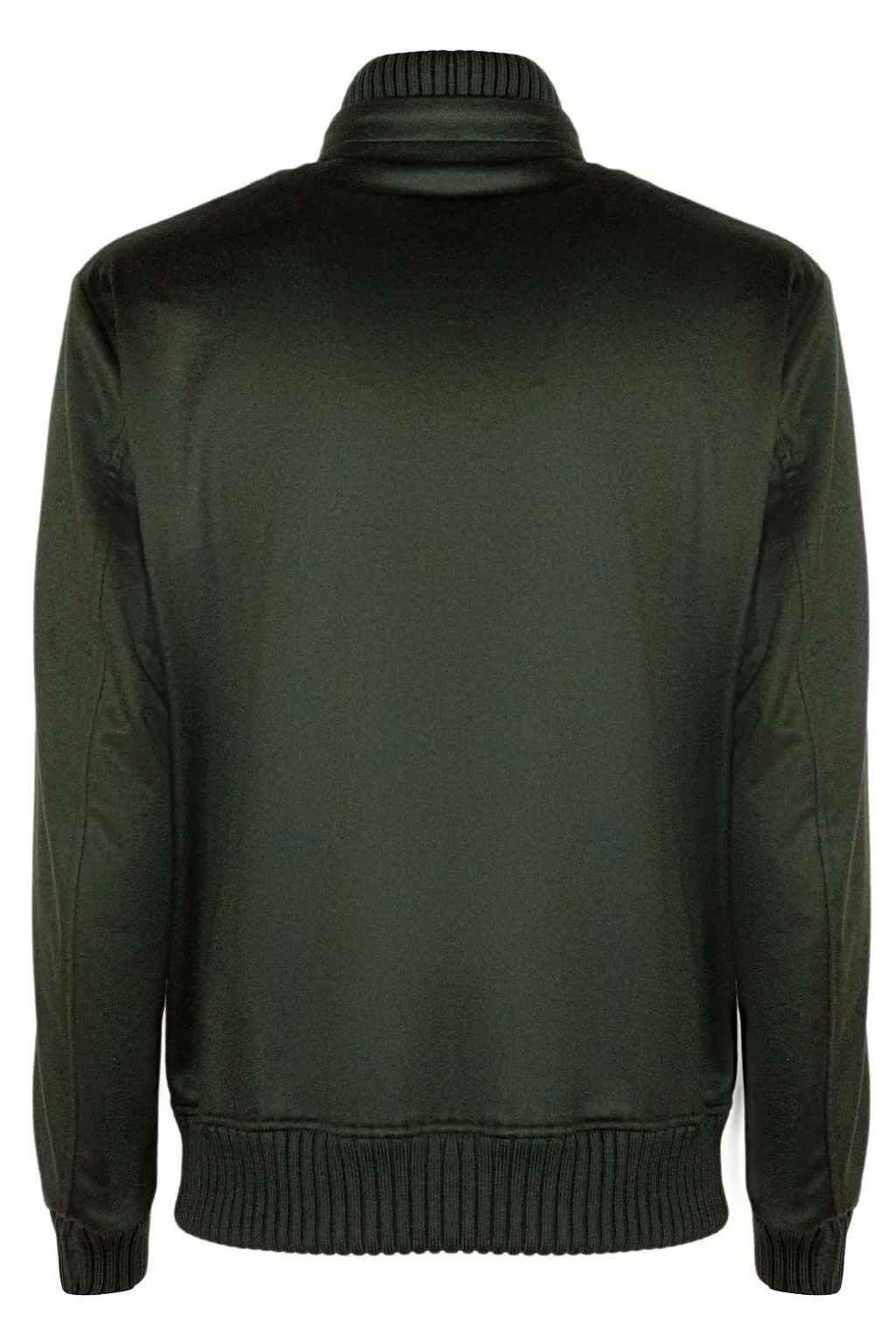 Kired Ribbed Hem High Neck Jacket