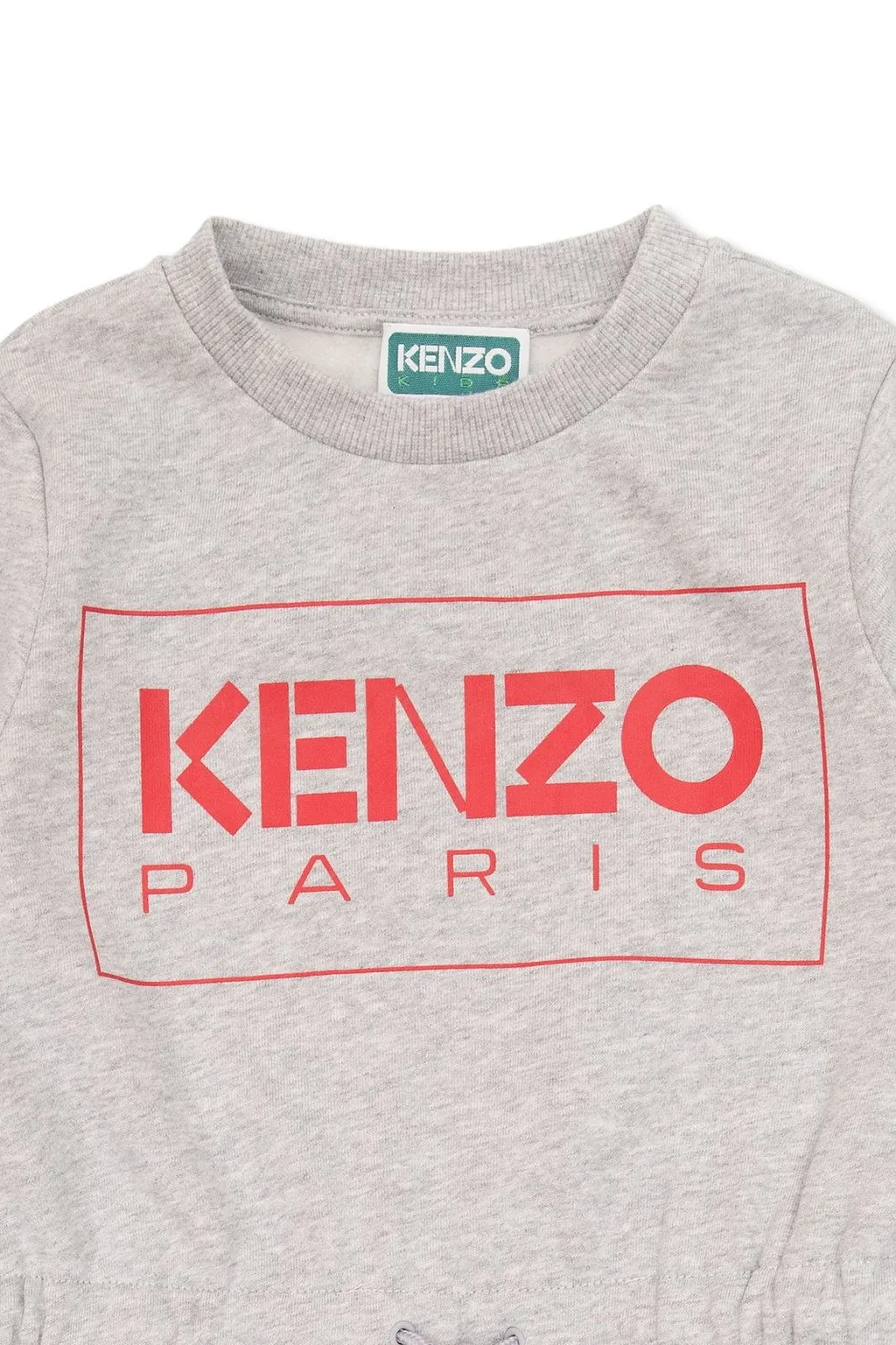 Kenzo Kids Logo Printed Crewneck Dress