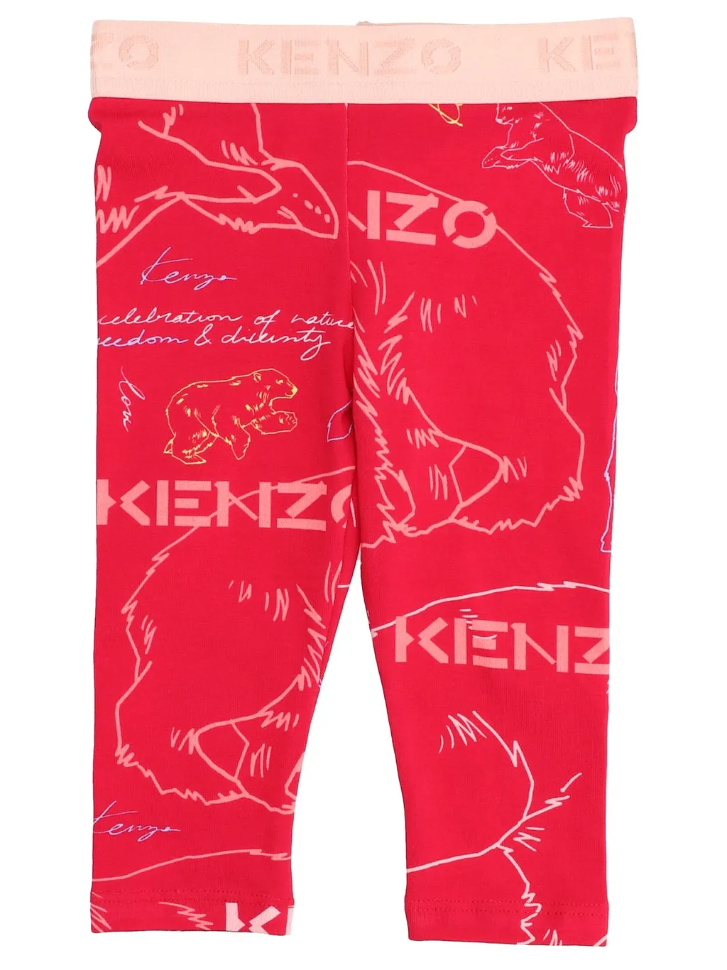 Kenzo Kids Logo Printed Leggings