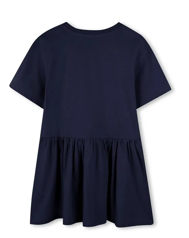 Kenzo Kids Logo Printed T-Shirt Dress