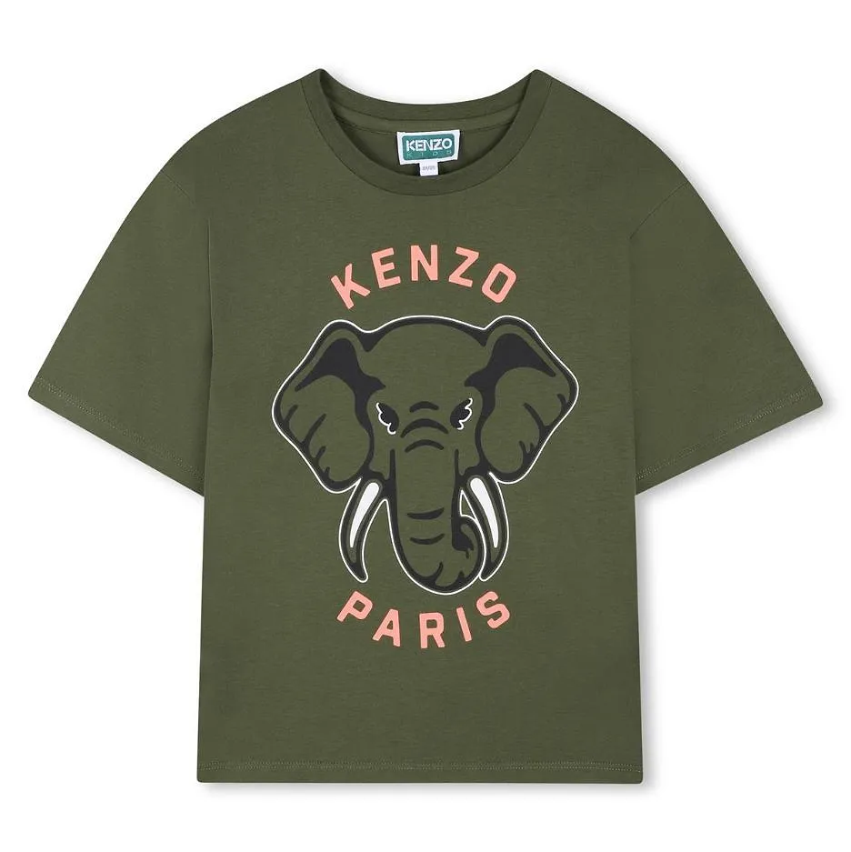 Kenzo Kids Printed Crewneck T-Shirt
