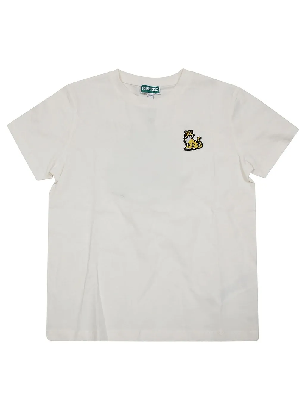 Kenzo Kids Tiger-Embroidered Crewneck T-Shirt