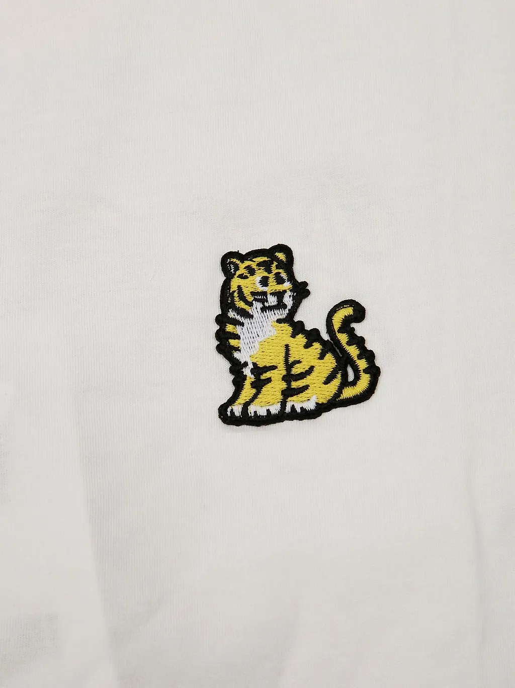 Kenzo Kids Tiger-Embroidered Crewneck T-Shirt