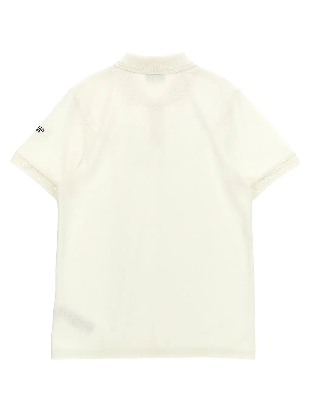 Kenzo Kids Tiger Embroidered Short Sleeved Polo Shirt