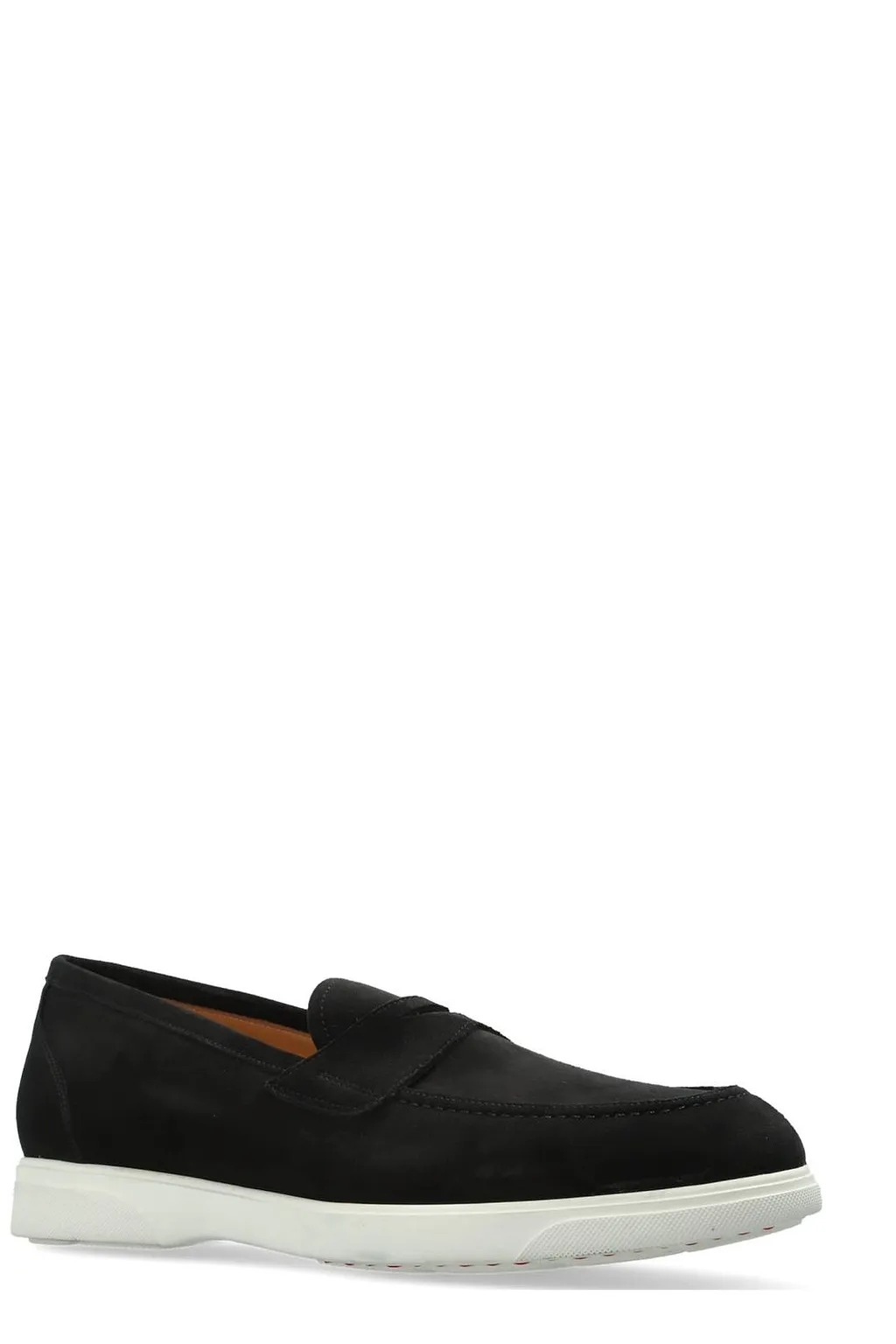 Kiton Contrast Sole Loafers
