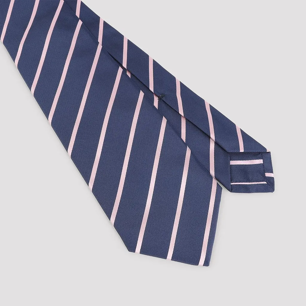 Kiton Diagonal Stripe Silk Tie