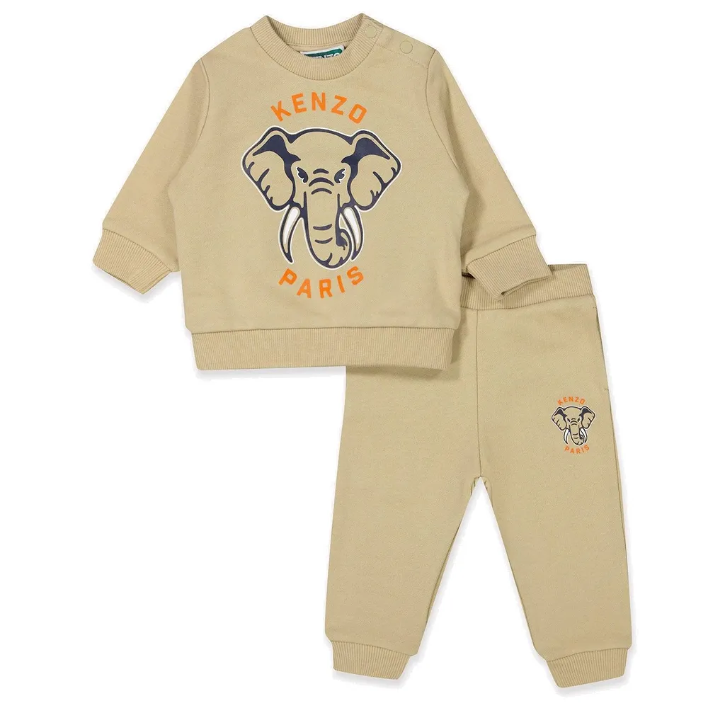Kenzo Kids Two Piece Logo-Print Tracksuit Set