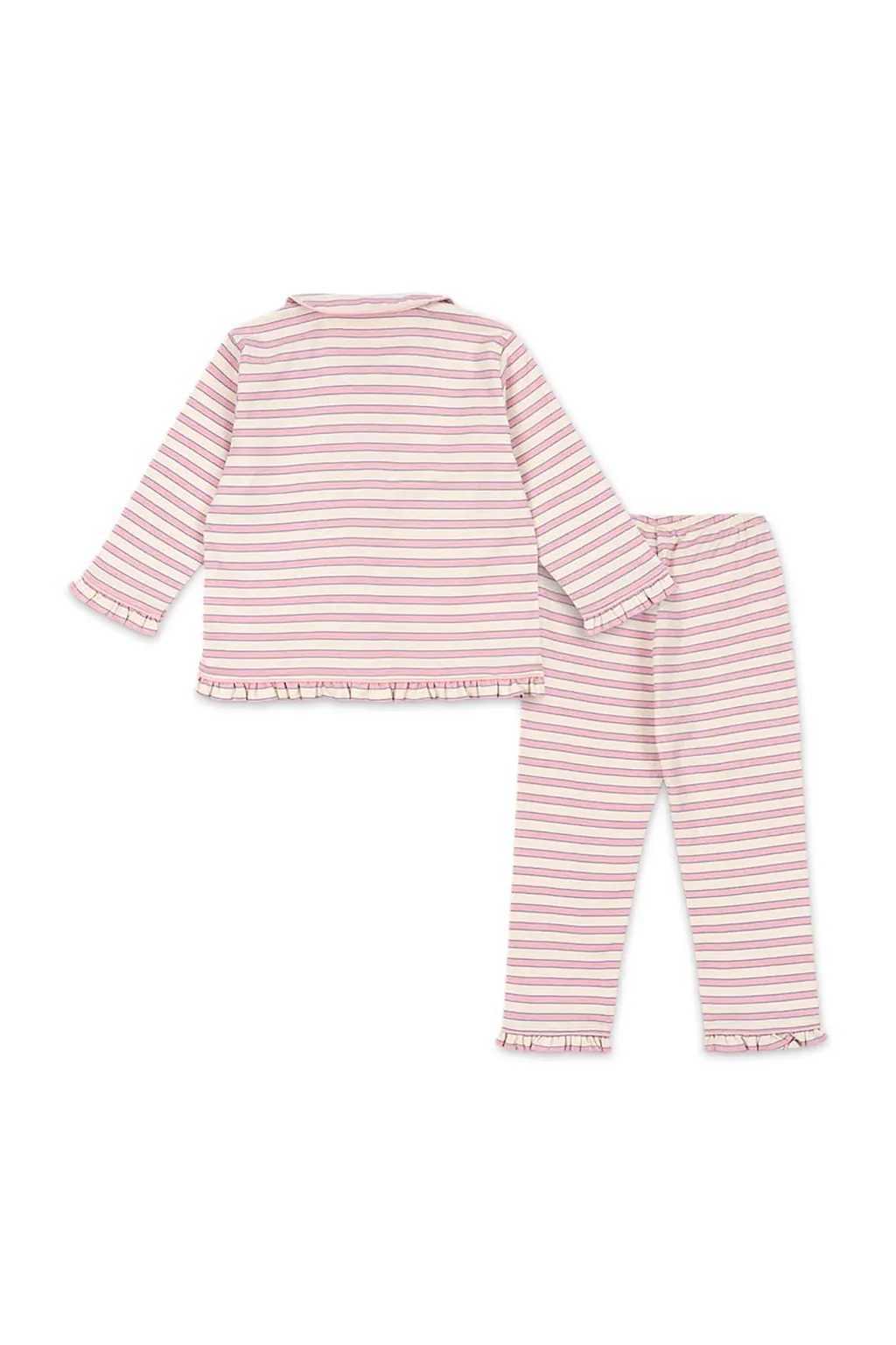 Konges Slojd Ruffled Striped Pyjamas
