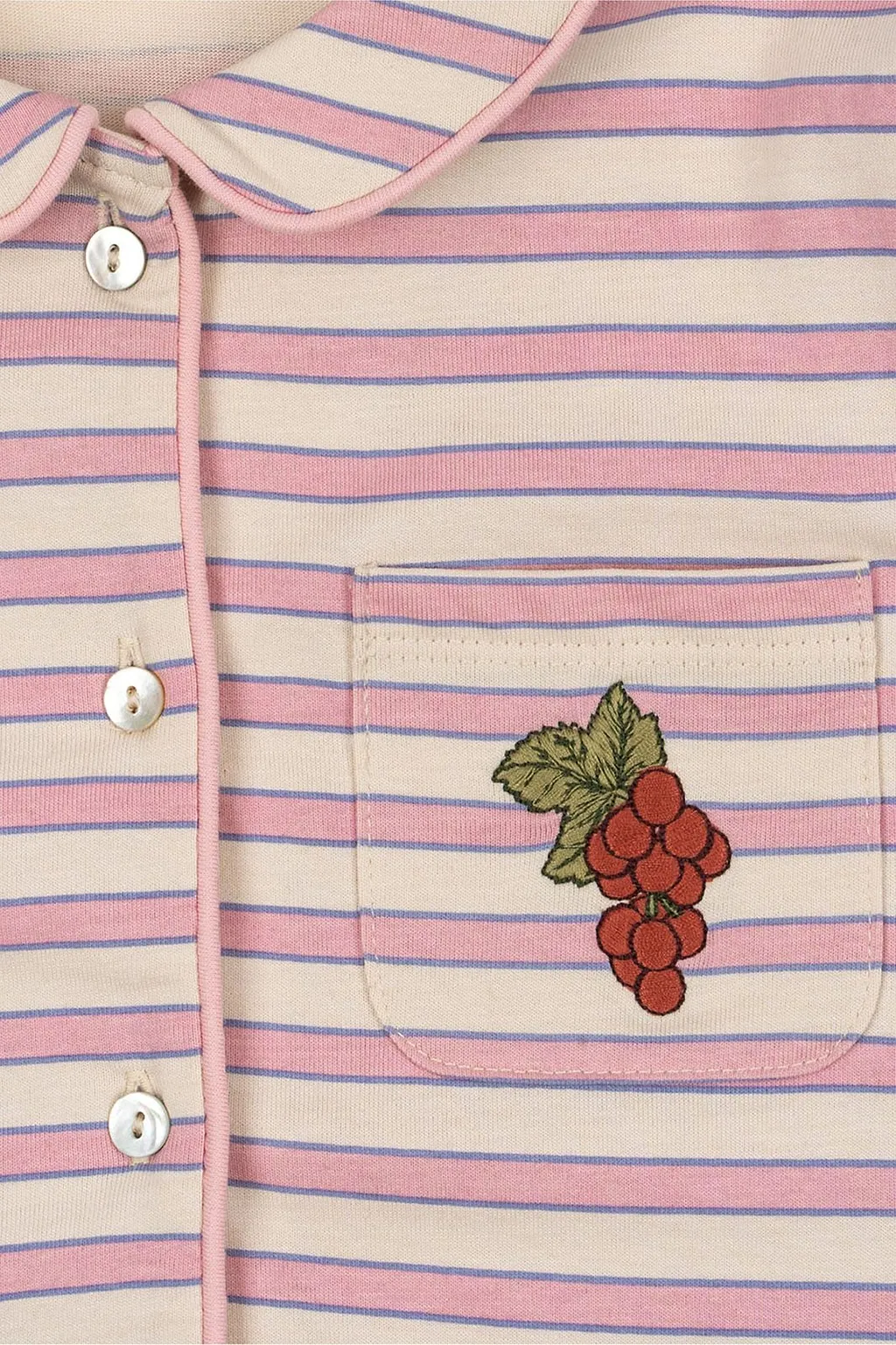 Konges Slojd Ruffled Striped Pyjamas