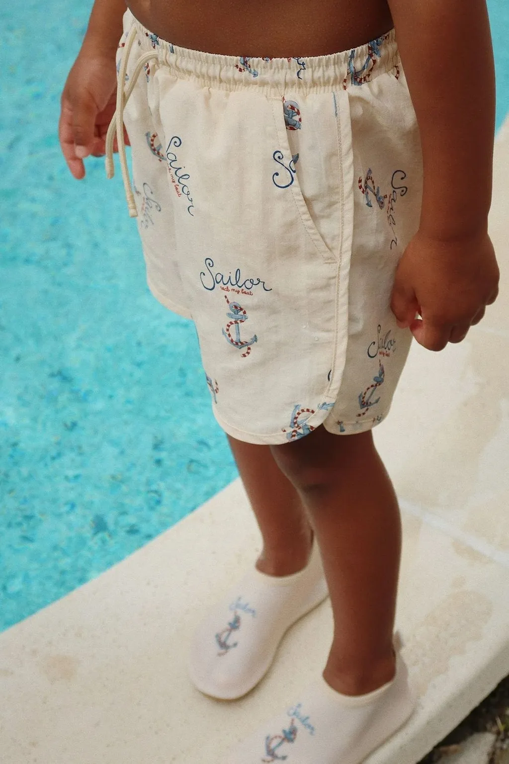 Sailor Print Swim Shorts