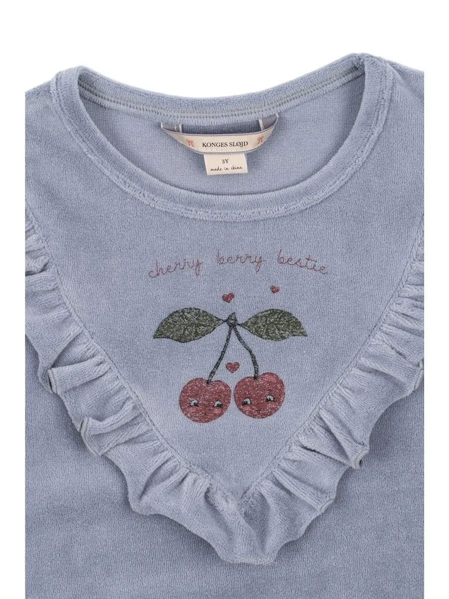 Konges Slojd Ruffled Cherry Sweater