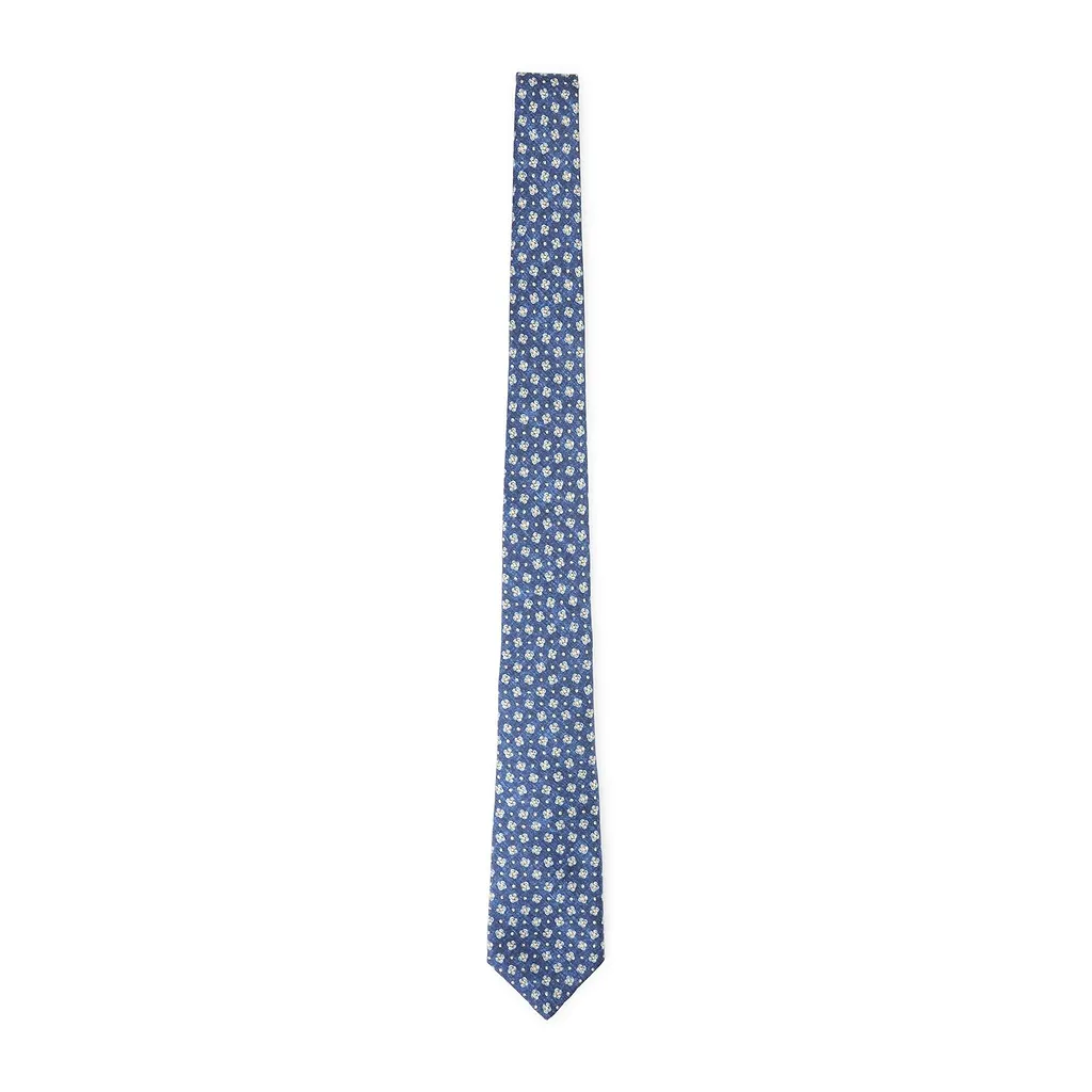 Kiton Floral Silk Tie