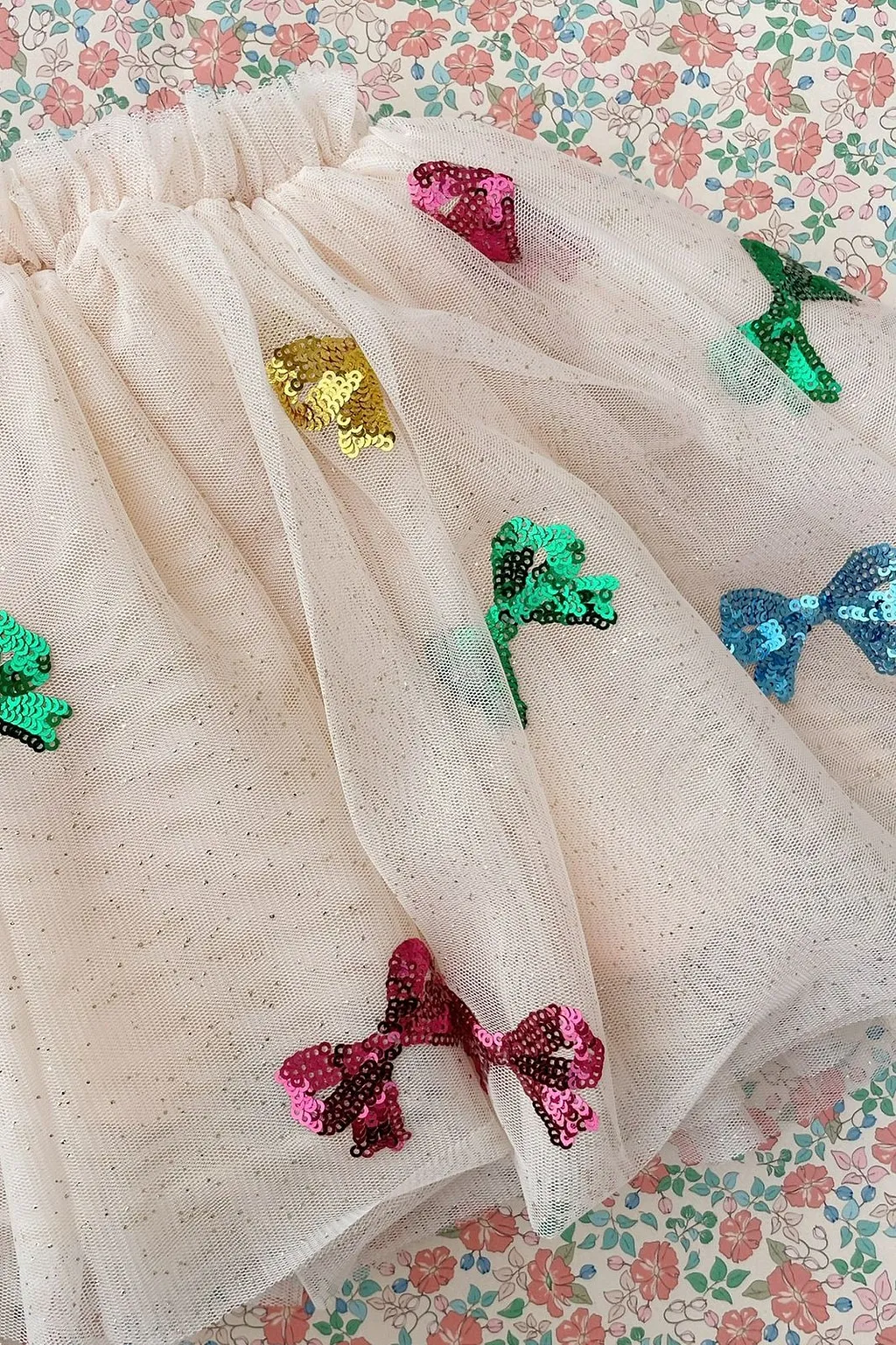 Konges Slojd Sequined Tulle Skirt